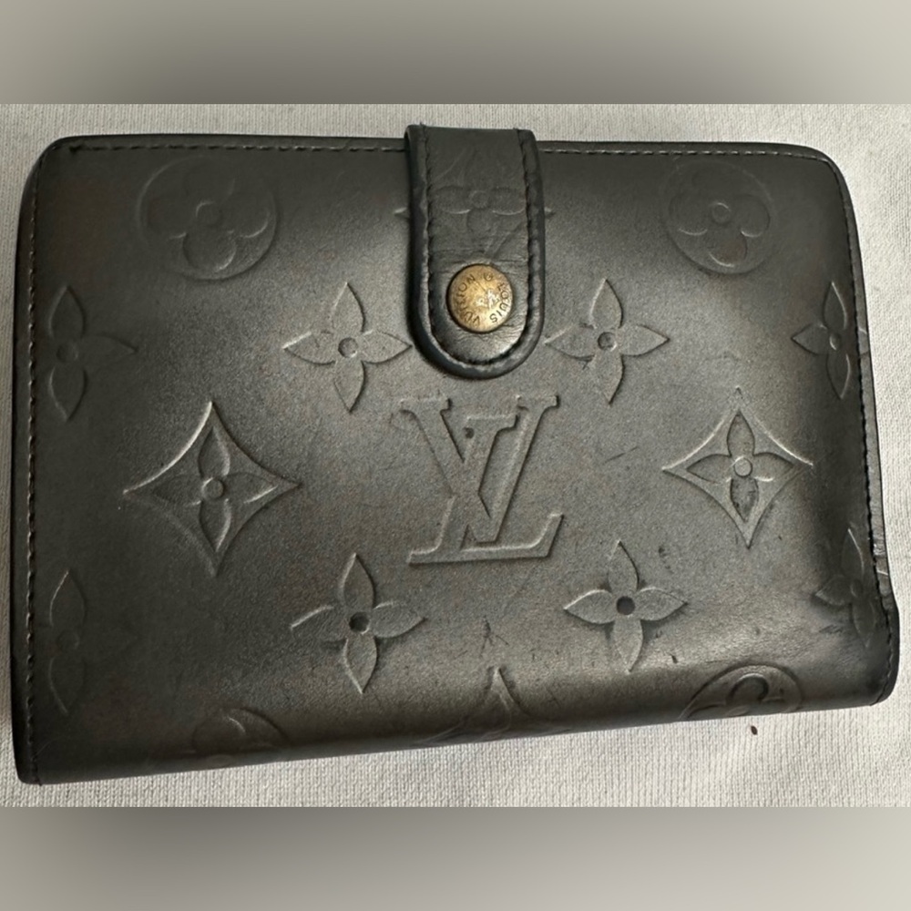 Louis Vuitton monogram matte bifold wallet